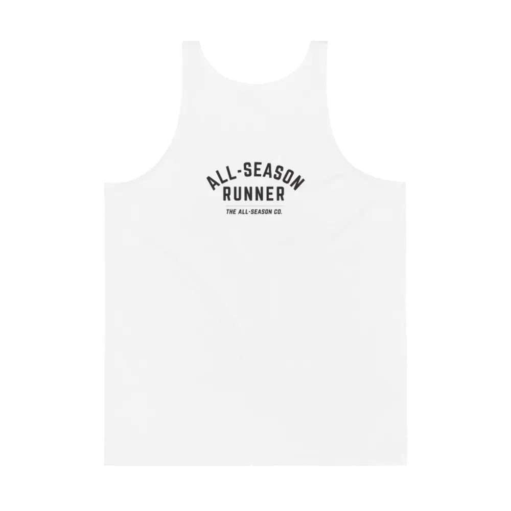 365: Men's Race Bib Tank 2.0 in White The All-Season Co.