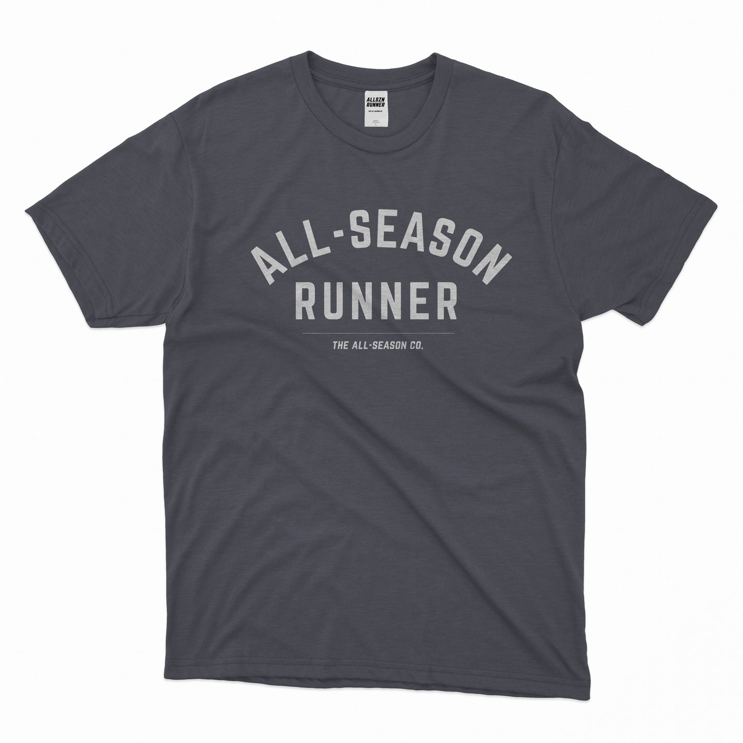 All-Season Runner - Unisex Stay Dry Tee (Charcoal Gray) The All-Season Co