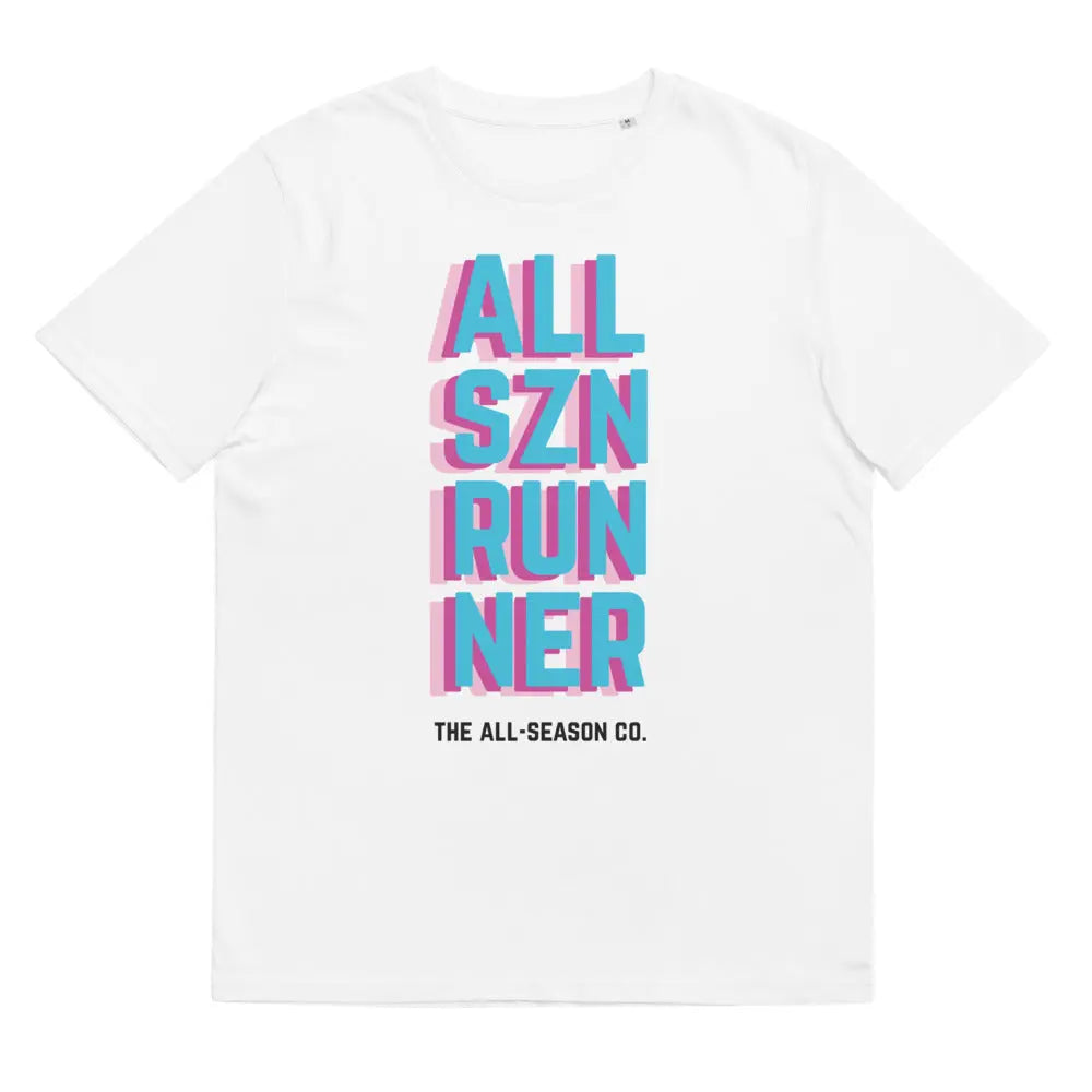 All-Season Runner: Bright Unisex Organic Tee The All-Season Co.