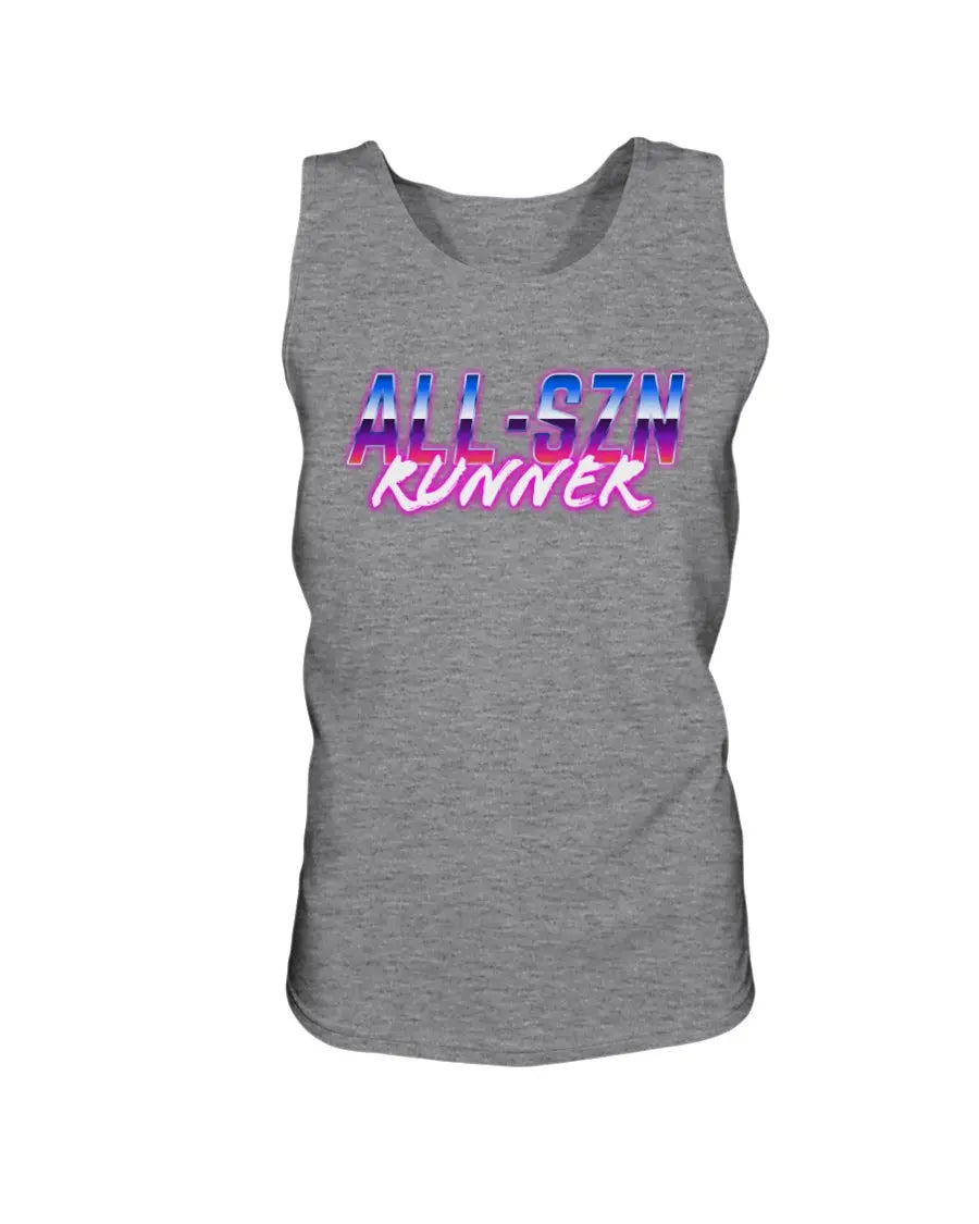 Run the 80s: Men's Jersey Tank Fuel