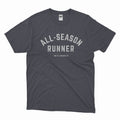 All-Season Runner - Unisex Stay Dry Tee (Charcoal Gray) The All-Season Co