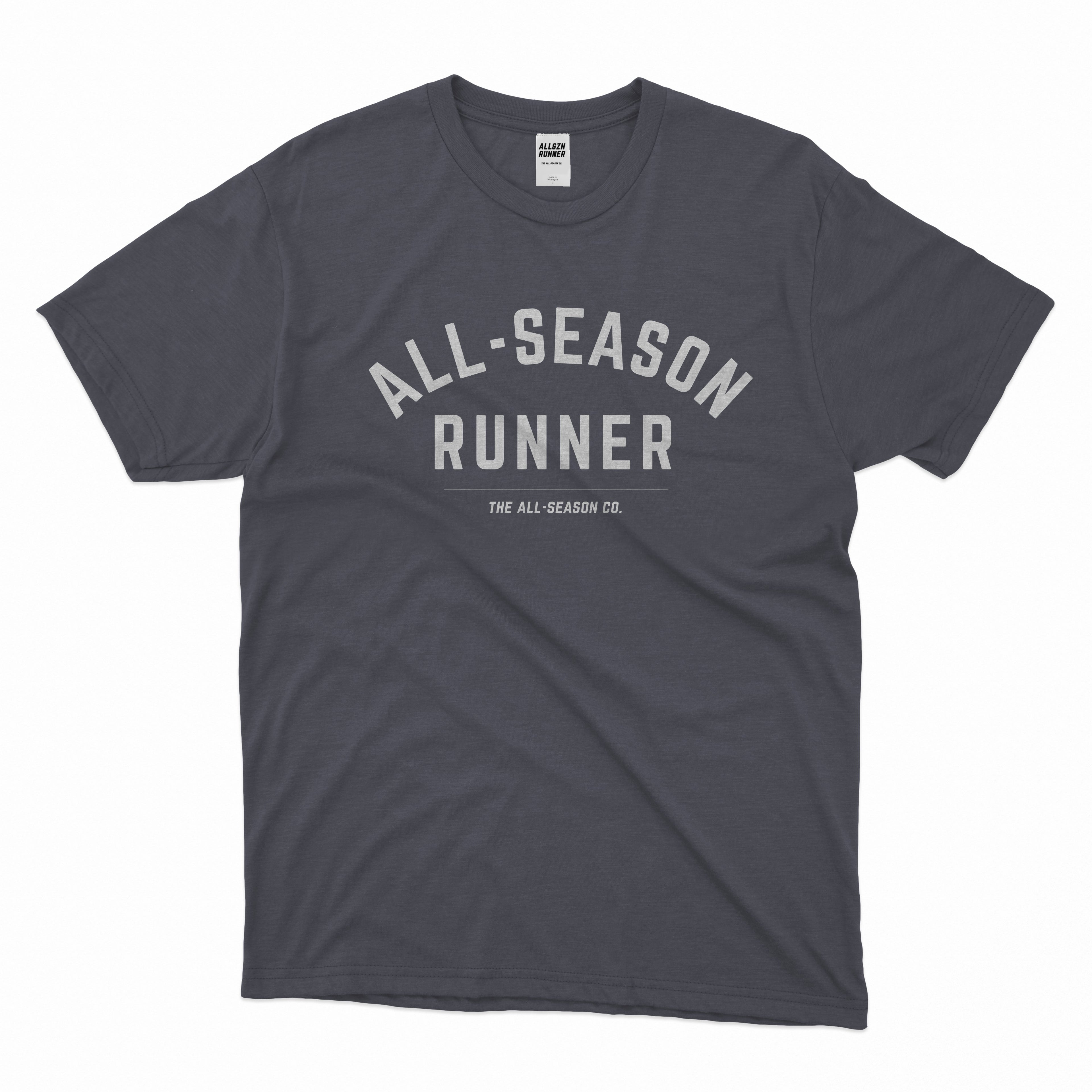 All-Season Runner - Unisex Stay Dry Tee (Charcoal Gray) The All-Season Co