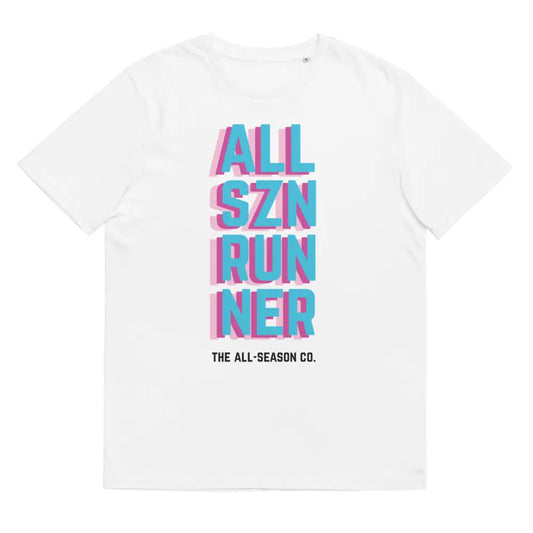 All-Season Runner: Bright Unisex Organic Tee The All-Season Co.