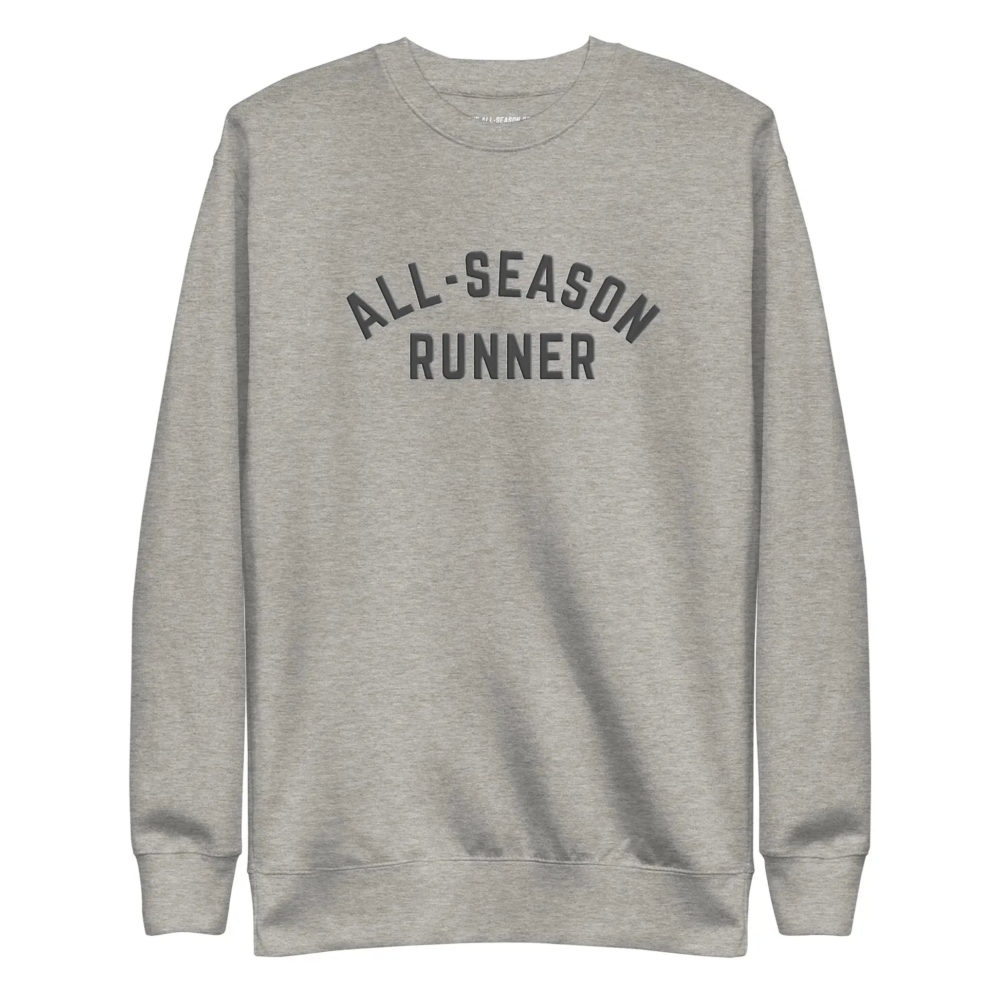 All-Season Runner: The Embroidered Premium Sweatshirt - Grey The All-Season Co.