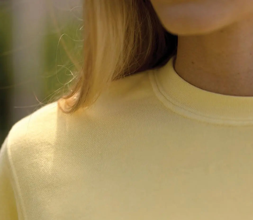 All-Season Runner: Unisex Crewneck Sweatshirt in Yellow The All-Season Co.