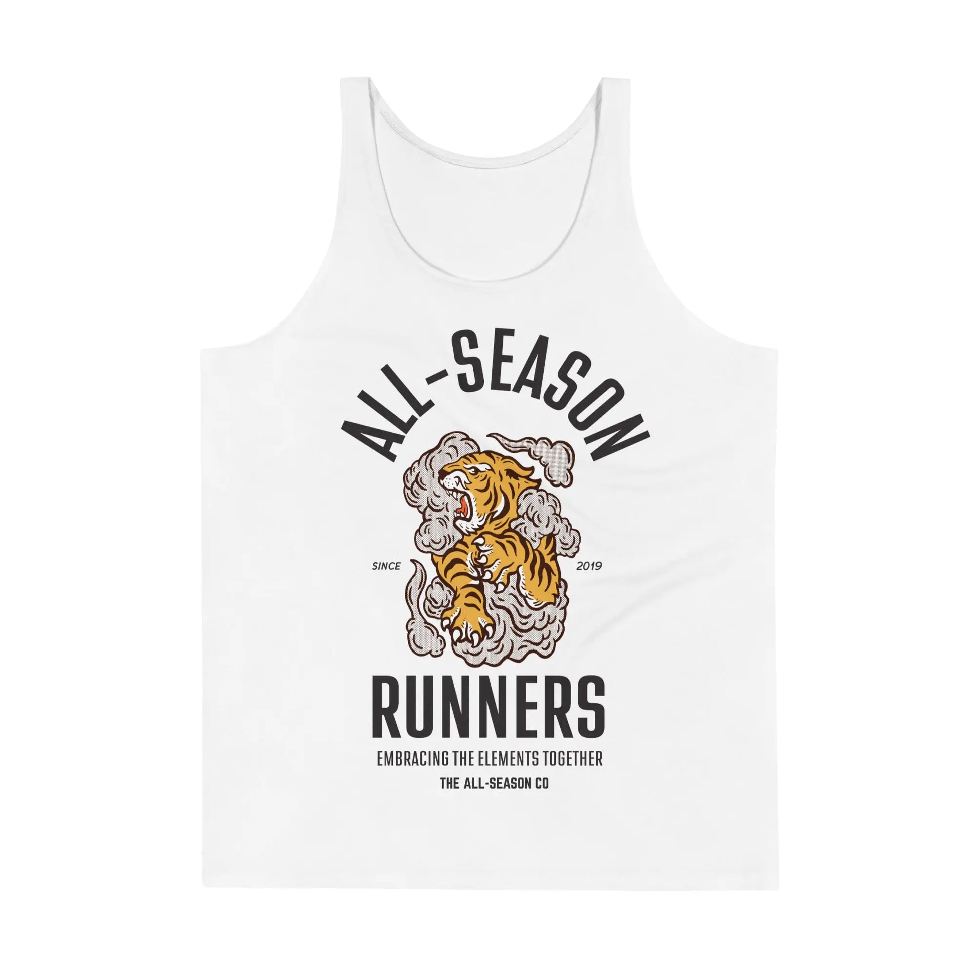 All-Season Runners "Tiger": Unisex Tank Top The All-Season Co.