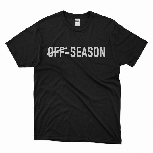 No Off-Season: Stay Dry Unisex Tee - Black Apliiq