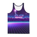 Run The 80s: Unisex Vaporwave Tank The All-Season Co.