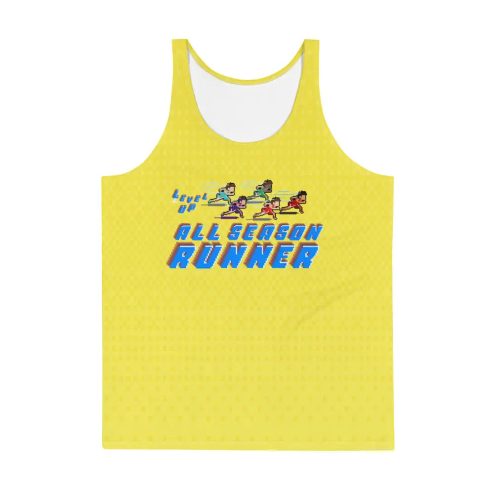 Run the 80s: 'Level Up' Unisex Tank Top The All-Season Co.