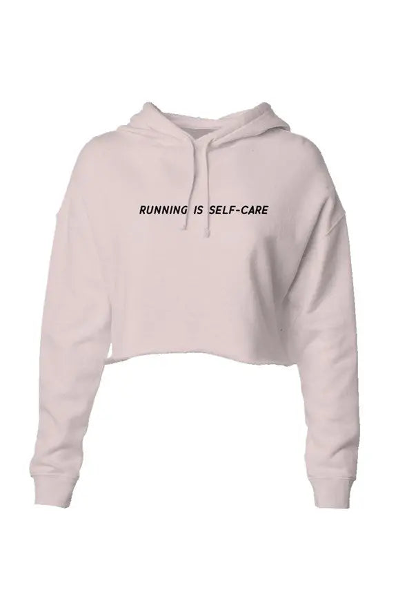 Running Is Self-Care: Lightweight Crop Hoodie Apliiq